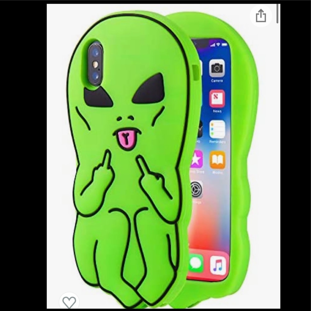 Rip N Dip iPhone x/xs case green alien